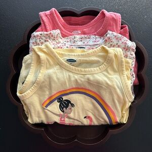 Toddler Girls Size 4T-5T Clothing ~ Shirts & Leggings Outfits ~ 3 Sets 6 Pieces